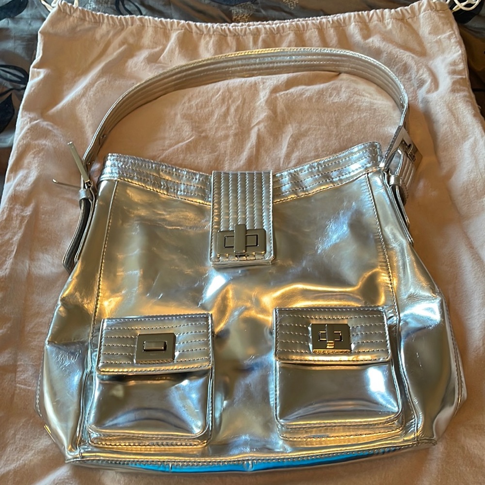 Authentic Kooba Parker Silver Bag